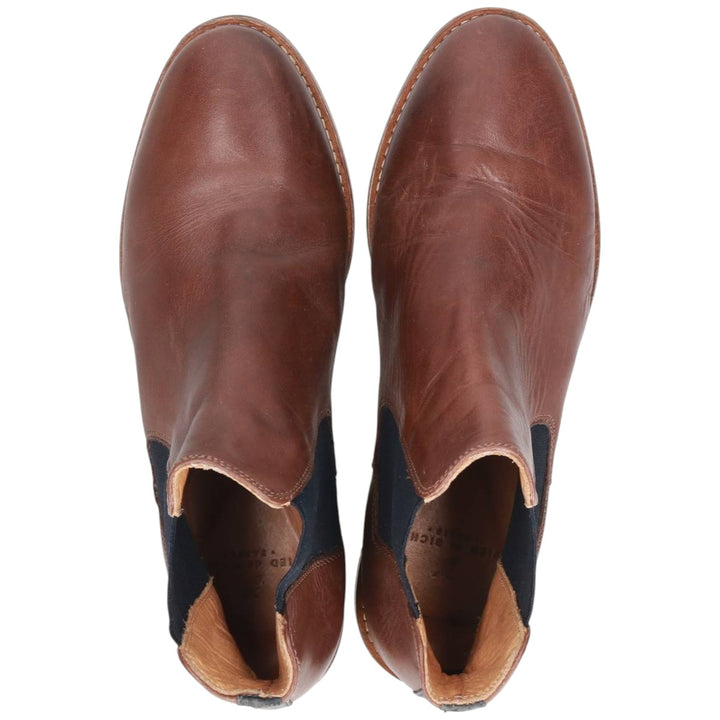 PIED DE BICHE Side Gore Boots 41 Men's 25.5cm genuine leather brown type Vintage Second Hand