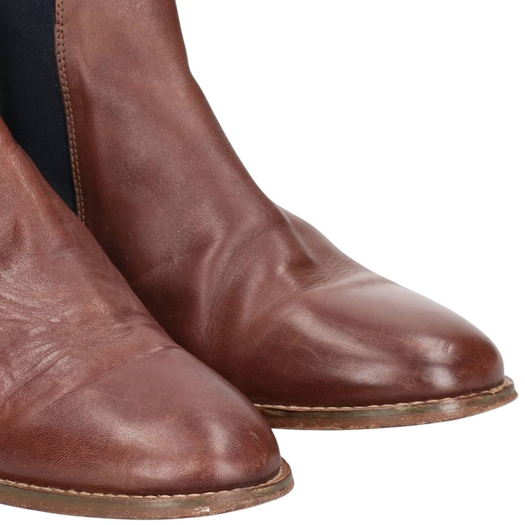 PIED DE BICHE Side Gore Boots 41 Men's 25.5cm genuine leather brown type Vintage Second Hand