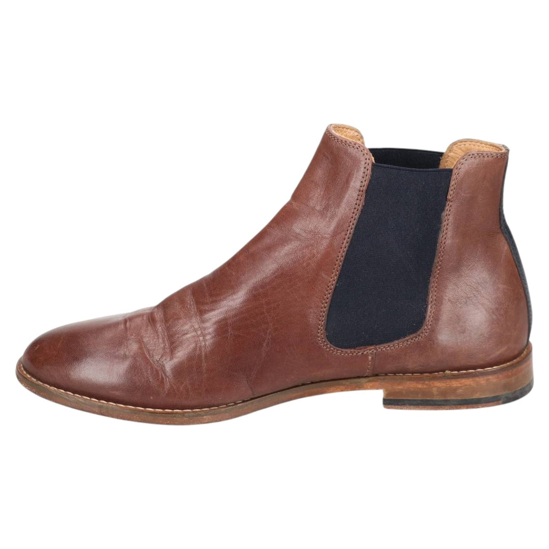 PIED DE BICHE Side Gore Boots 41 Men's 25.5cm genuine leather brown type Vintage Second Hand