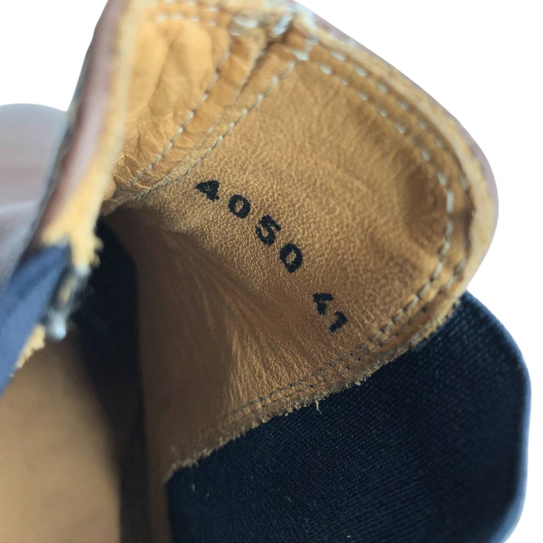 PIED DE BICHE Side Gore Boots 41 Men's 25.5cm genuine leather brown type Vintage Second Hand