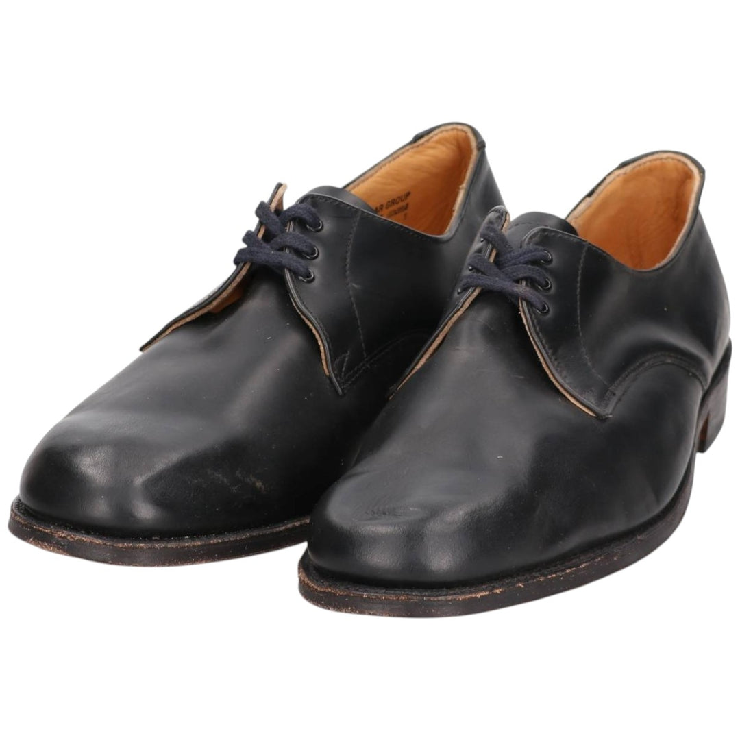 BAXTER Plain Toe Shoes 9 1/2 Men's 27.5cm genuine leather black type Vintage Second Hand