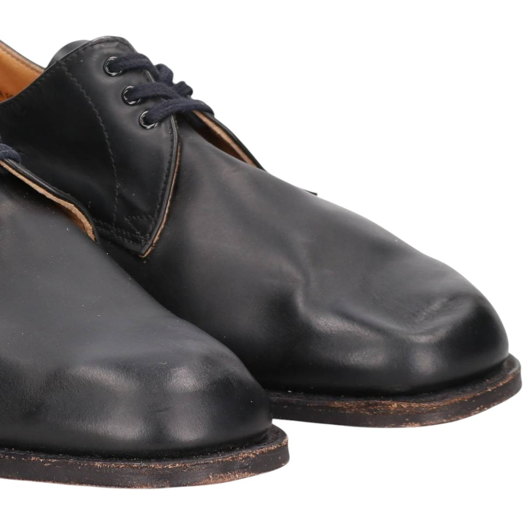BAXTER Plain Toe Shoes 9 1/2 Men's 27.5cm genuine leather black type Vintage Second Hand