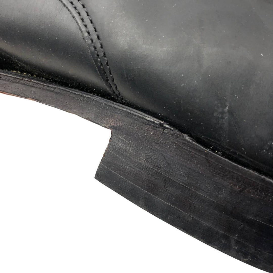 BAXTER Plain Toe Shoes 9 1/2 Men's 27.5cm genuine leather black type Vintage Second Hand