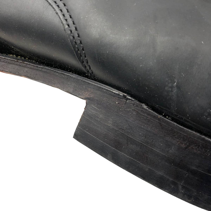 BAXTER Plain Toe Shoes 9 1/2 Men's 27.5cm genuine leather black type Vintage Second Hand