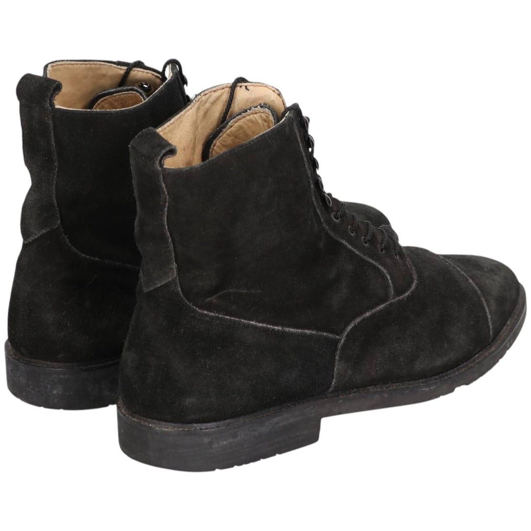 Kenneth Cole suede short boots, made in Italy Men's 28.0cm unclear black type Vintage Second Hand