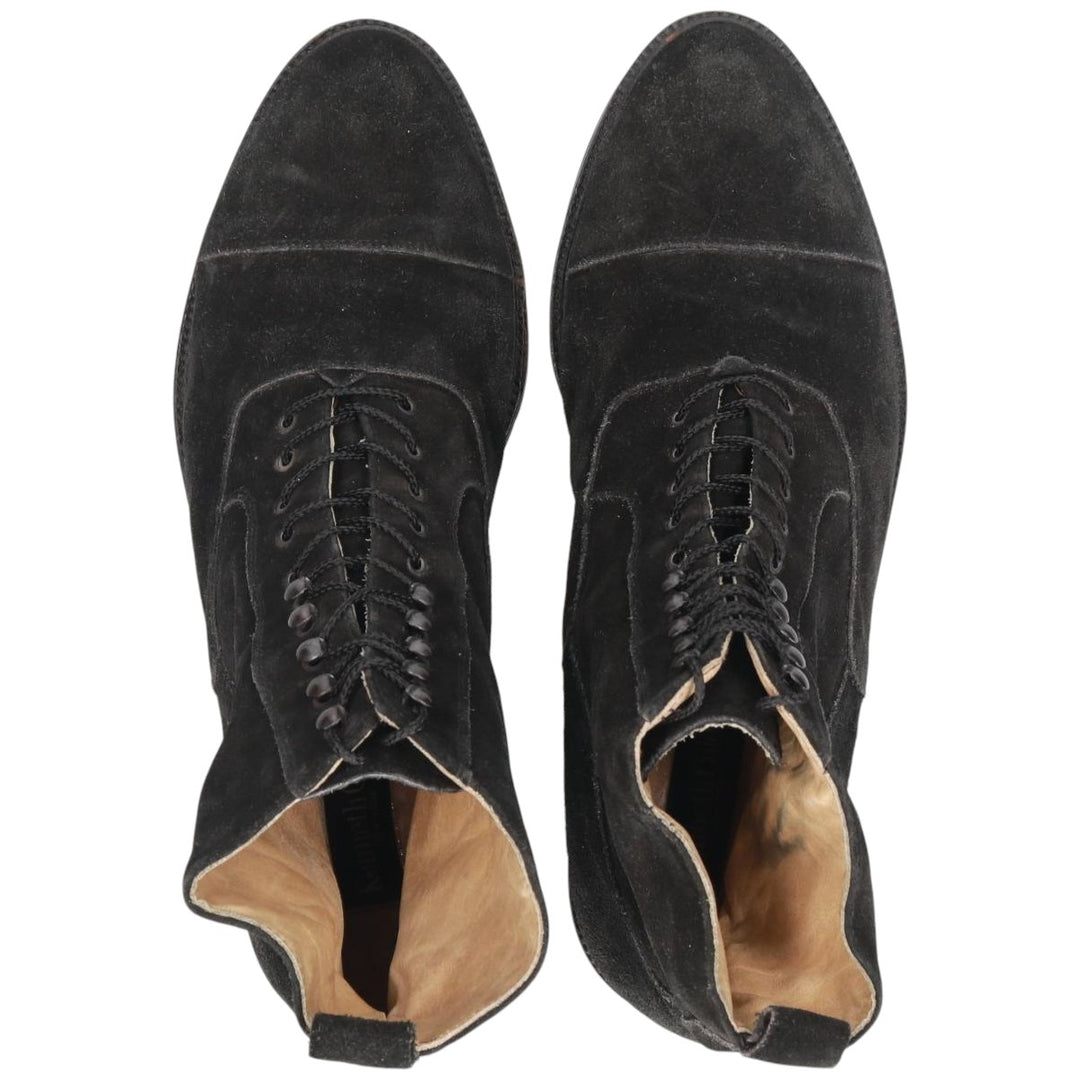 Kenneth Cole suede short boots, made in Italy Men's 28.0cm unclear black type Vintage Second Hand