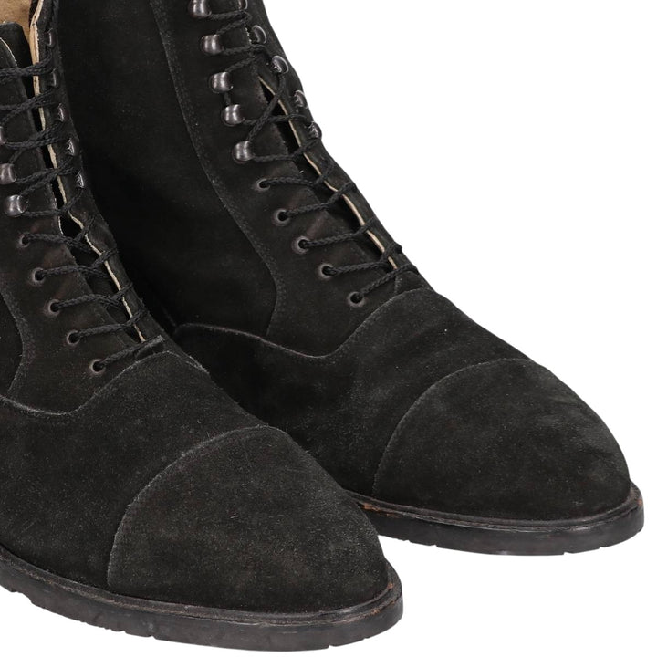 Kenneth Cole suede short boots, made in Italy Men's 28.0cm unclear black type Vintage Second Hand