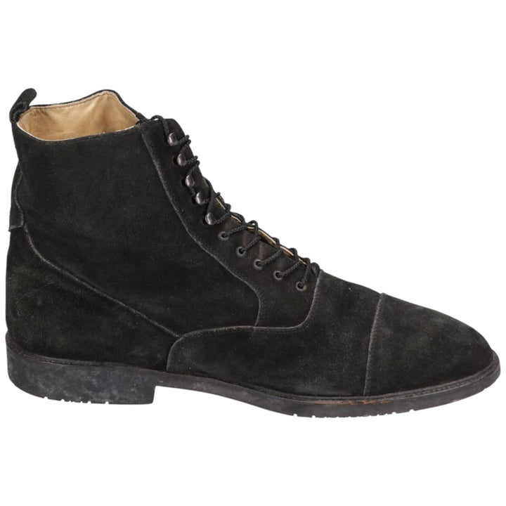 Kenneth Cole suede short boots, made in Italy Men's 28.0cm unclear black type Vintage Second Hand