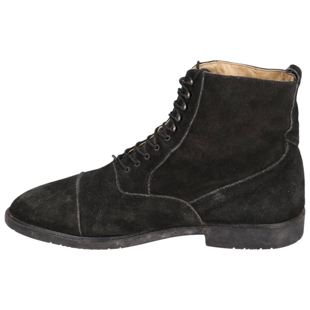 Kenneth Cole suede short boots, made in Italy Men's 28.0cm unclear black type Vintage Second Hand