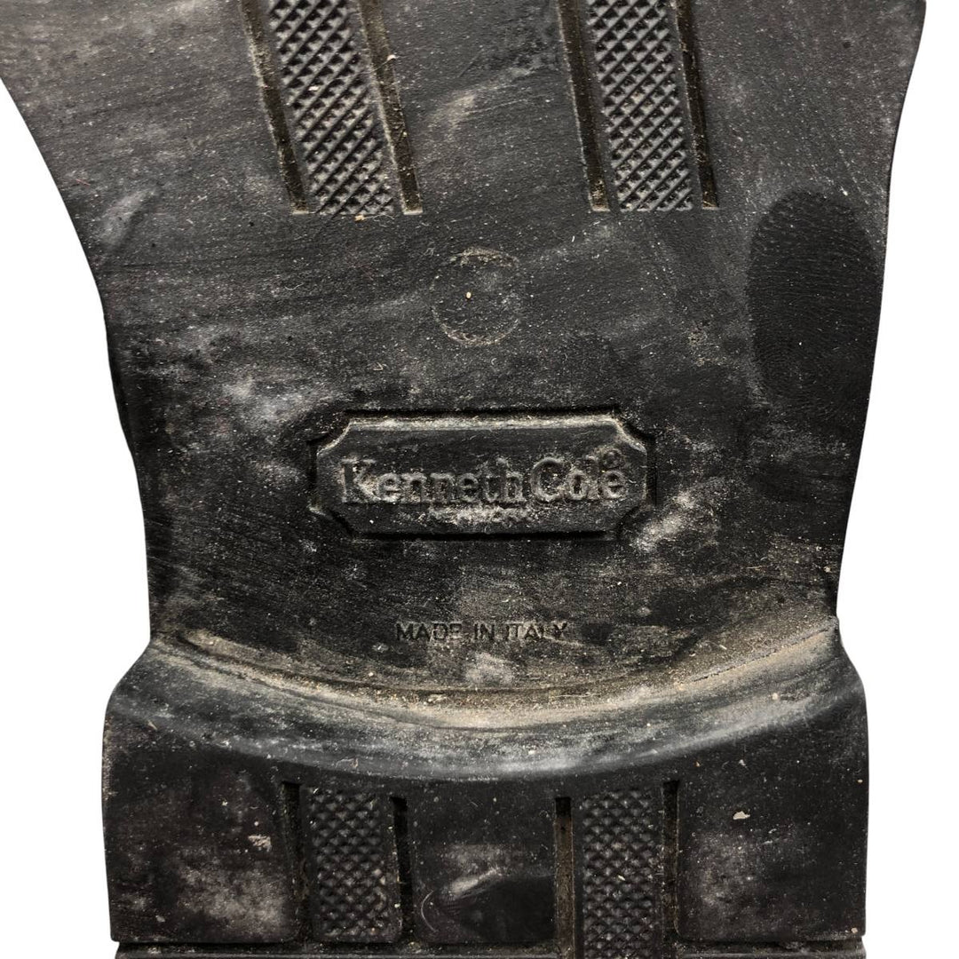 Kenneth Cole suede short boots, made in Italy Men's 28.0cm unclear black type Vintage Second Hand