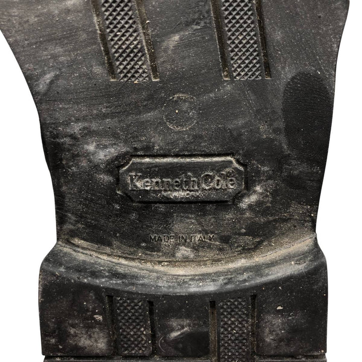 Kenneth Cole suede short boots, made in Italy Men's 28.0cm unclear black type Vintage Second Hand