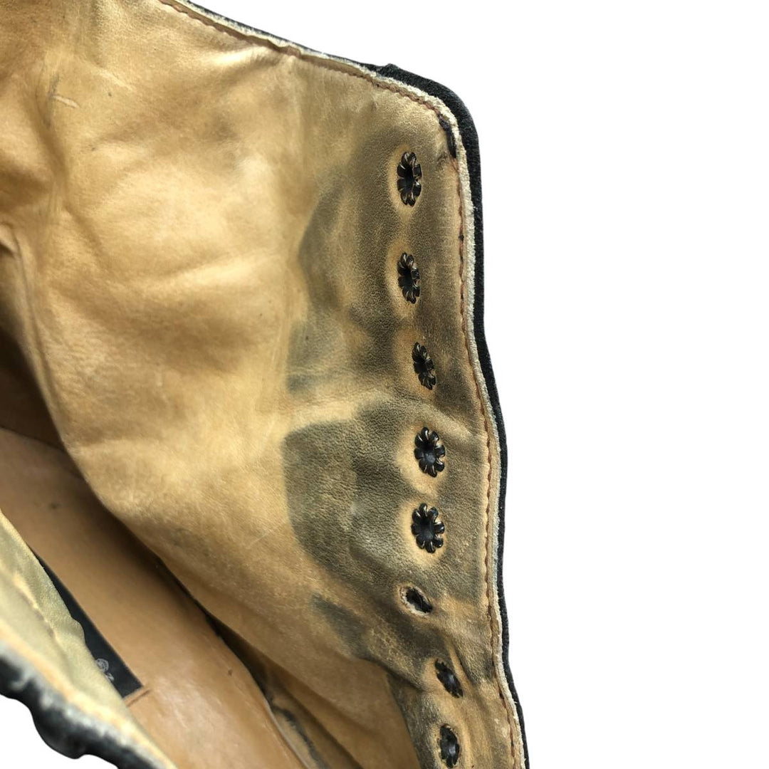 Kenneth Cole suede short boots, made in Italy Men's 28.0cm unclear black type Vintage Second Hand