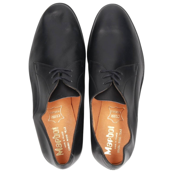 Marbot Plain Toe Shoes Made in France 43 8 Men's 26.5cm genuine leather black type Vintage Second Hand