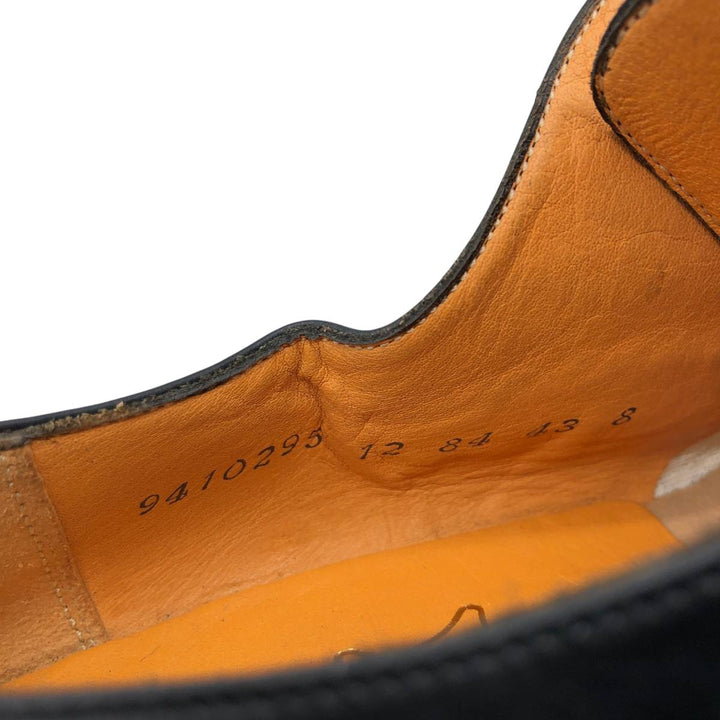 Marbot Plain Toe Shoes Made in France 43 8 Men's 26.5cm genuine leather black type Vintage Second Hand