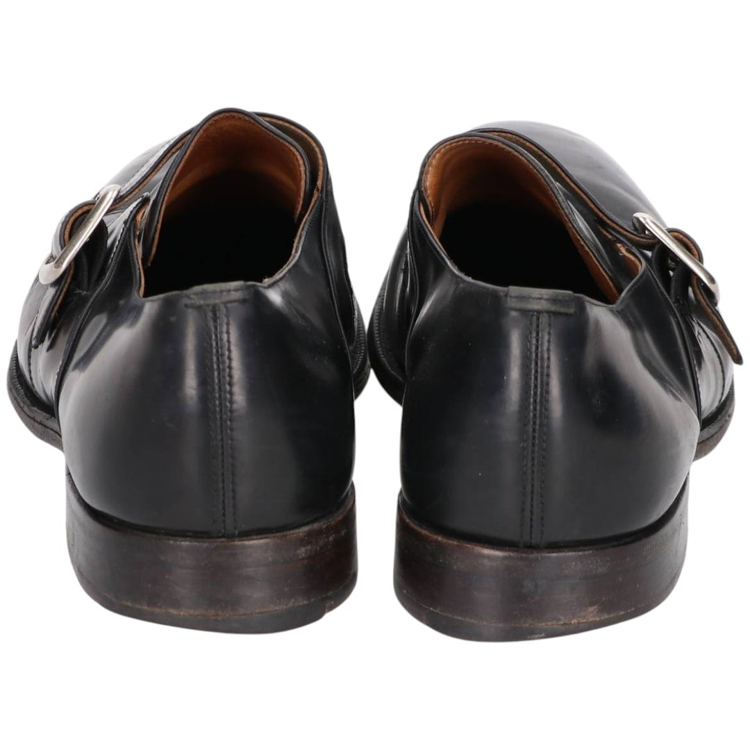 Church's Custom Grade Monk Strap Shoes, Size 95 F Men's 28.0cm unclear black type Vintage Second Hand