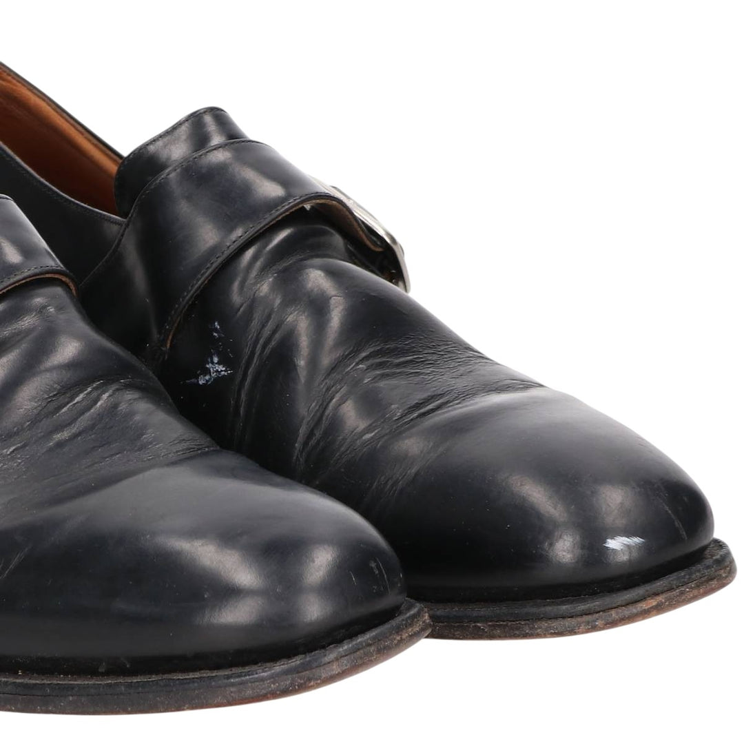 Church's Custom Grade Monk Strap Shoes, Size 95 F Men's 28.0cm unclear black type Vintage Second Hand