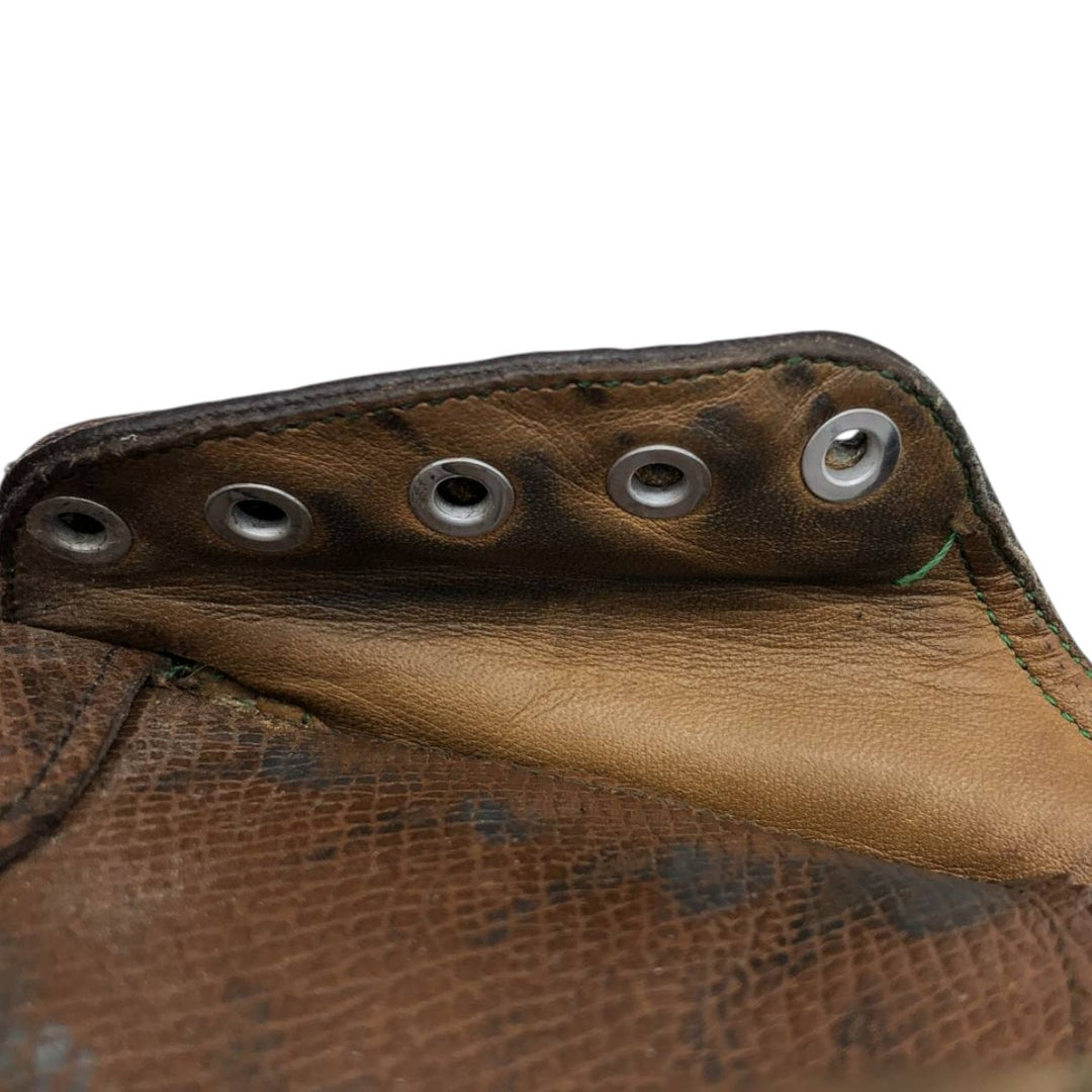 Florsheim Imperial Quality Full Brogue Wingtip Shoes, Size 8B Men's 26.0cm genuine leather brown type Vintage Second Hand