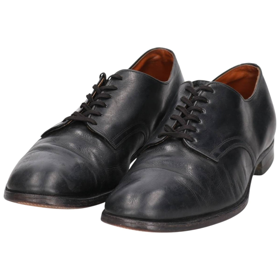 Thom McAn Plain Toe Shoes 8 Men's 26.5cm genuine leather black type Vintage Second Hand