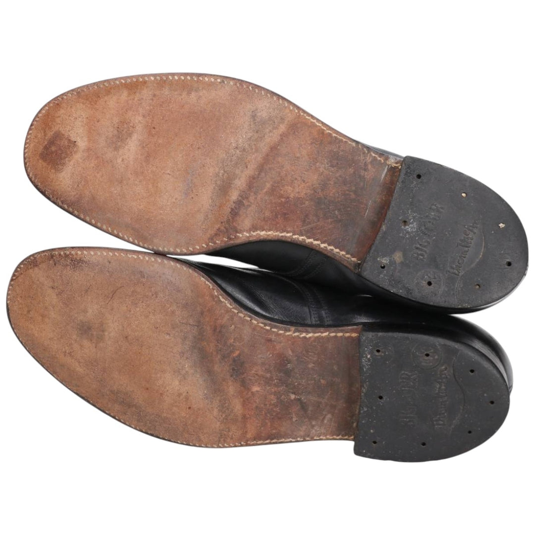 Thom McAn Plain Toe Shoes 8 Men's 26.5cm genuine leather black type Vintage Second Hand