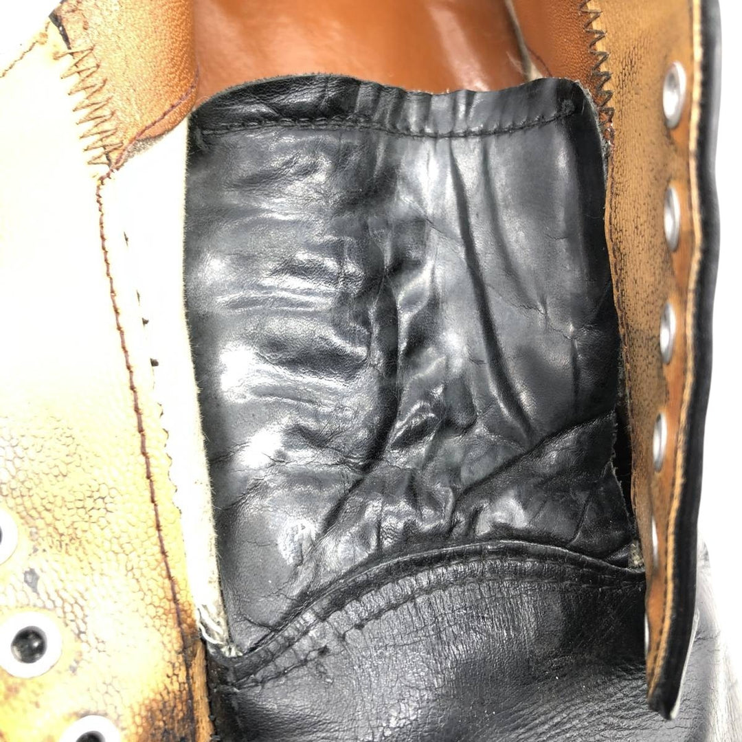 Thom McAn Plain Toe Shoes 8 Men's 26.5cm genuine leather black type Vintage Second Hand