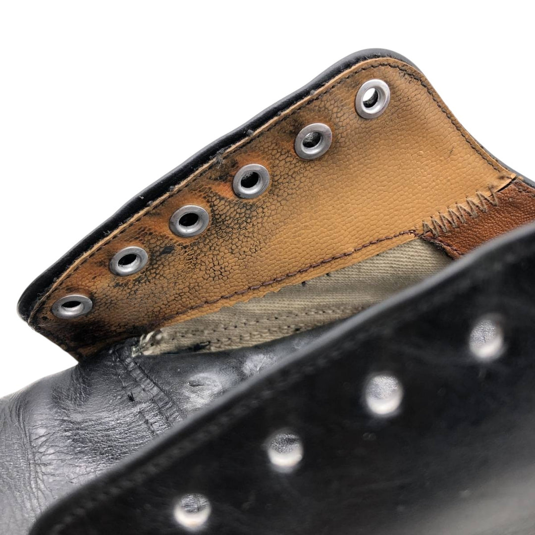 Thom McAn Plain Toe Shoes 8 Men's 26.5cm genuine leather black type Vintage Second Hand