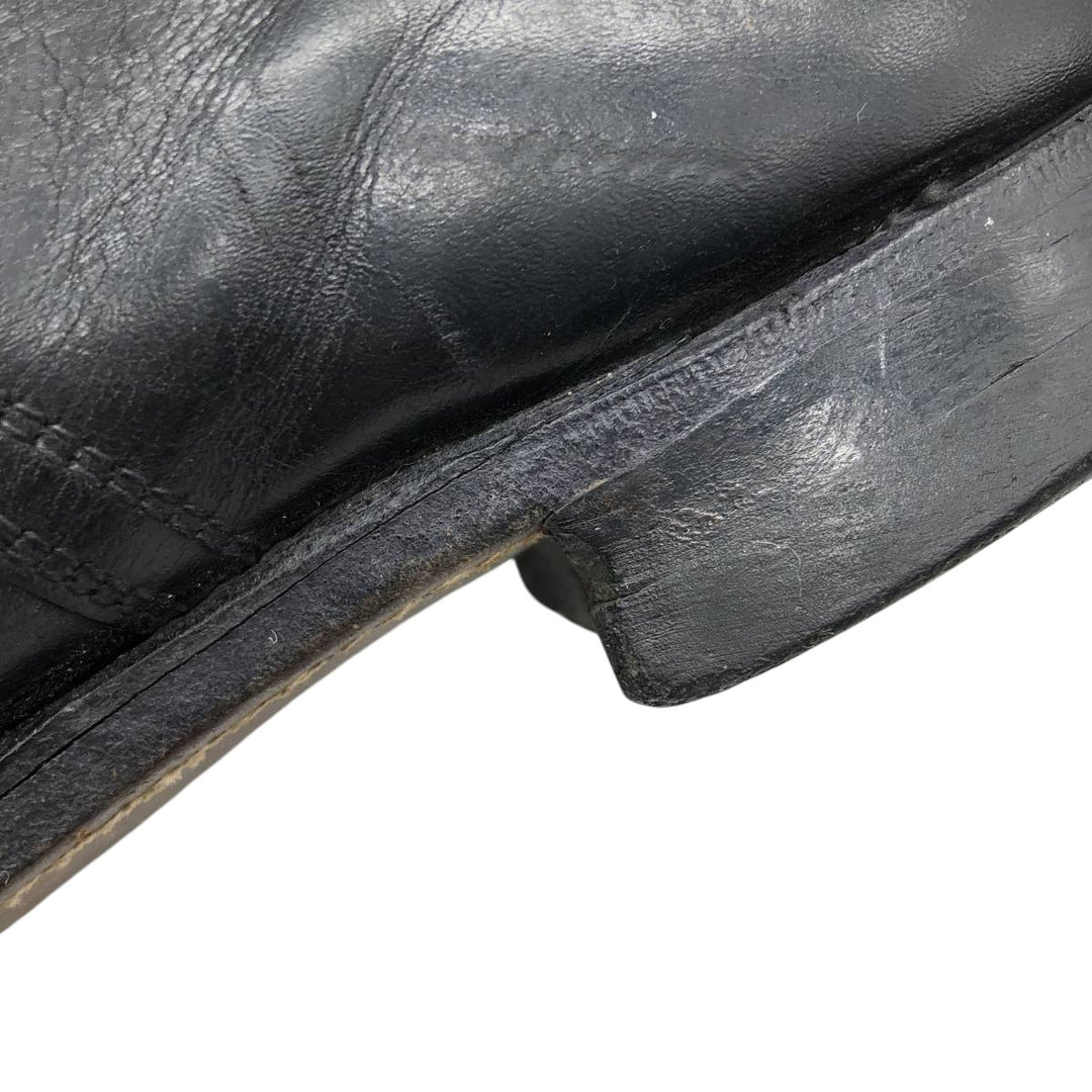 Thom McAn Plain Toe Shoes 8 Men's 26.5cm genuine leather black type Vintage Second Hand