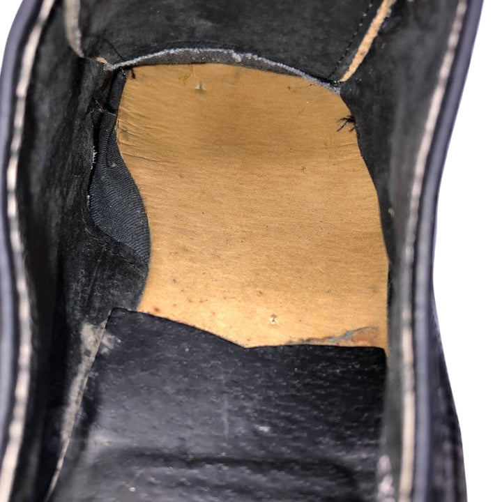 Full brogue wingtip shoes, size 10C, men's size 11.2" /saa014727 Men's 28.5cm genuine leather black type Vintage Second Hand