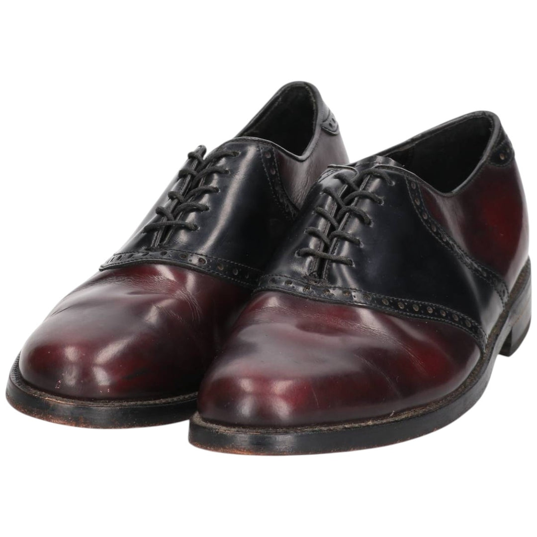 Florsheim Saddle Shoes, Size 8, 3E Men's 26.0cm genuine leather black type Vintage Second Hand