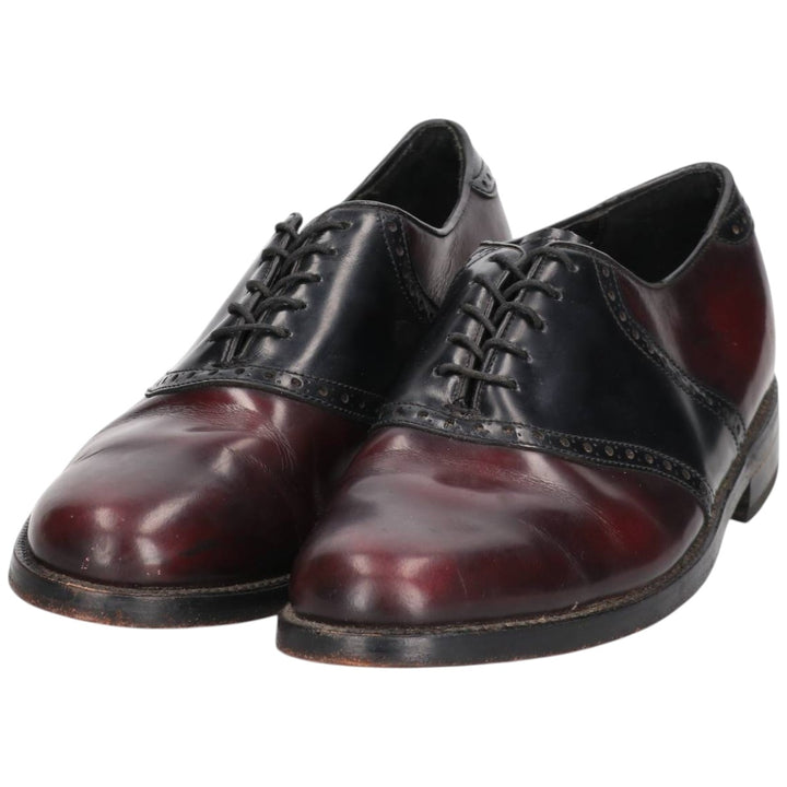 Florsheim Saddle Shoes, Size 8, 3E Men's 26.0cm genuine leather black type Vintage Second Hand