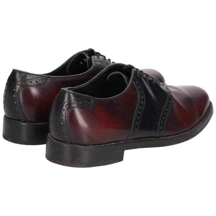Florsheim Saddle Shoes, Size 8, 3E Men's 26.0cm genuine leather black type Vintage Second Hand