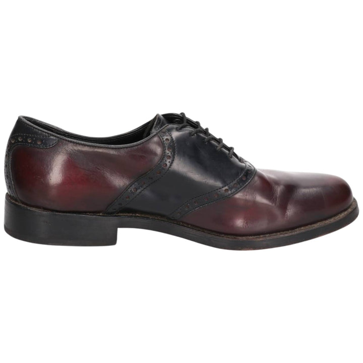 Florsheim Saddle Shoes, Size 8, 3E Men's 26.0cm genuine leather black type Vintage Second Hand