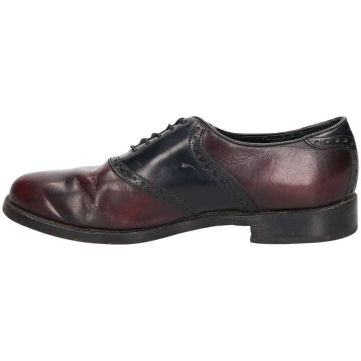 Florsheim Saddle Shoes, Size 8, 3E Men's 26.0cm genuine leather black type Vintage Second Hand