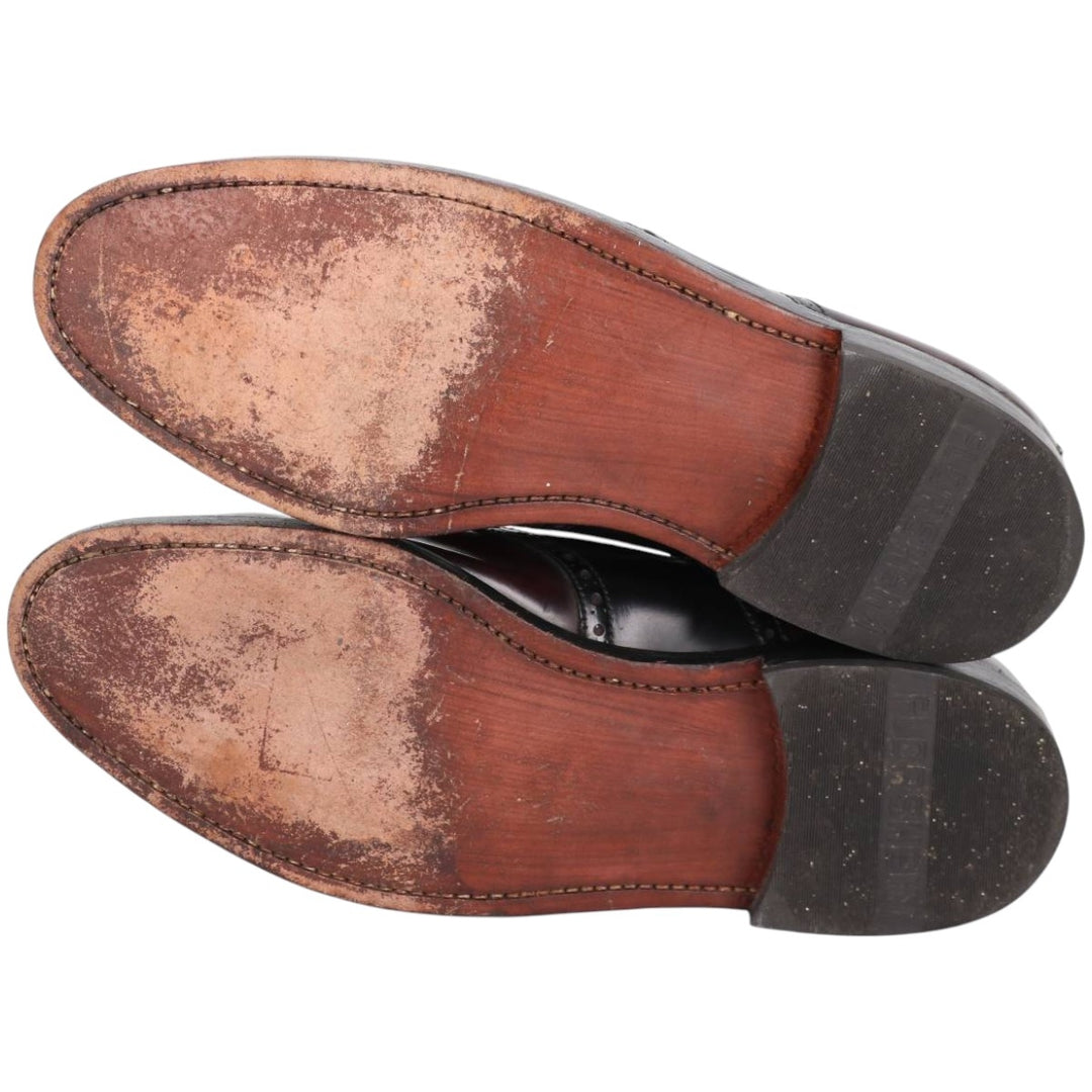 Florsheim Saddle Shoes, Size 8, 3E Men's 26.0cm genuine leather black type Vintage Second Hand