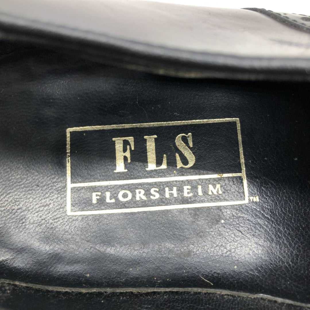 Florsheim Saddle Shoes, Size 8, 3E Men's 26.0cm genuine leather black type Vintage Second Hand