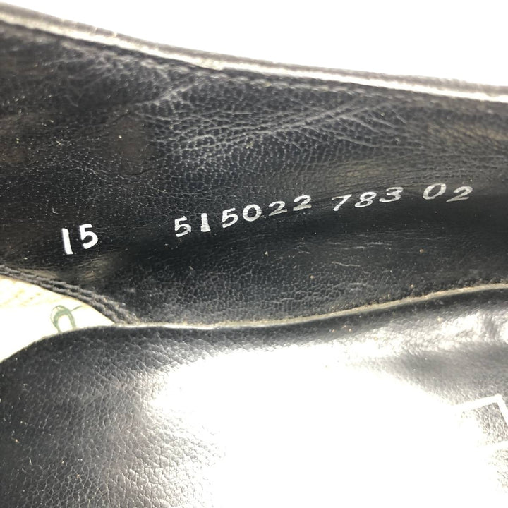 Florsheim Saddle Shoes, Size 8, 3E Men's 26.0cm genuine leather black type Vintage Second Hand