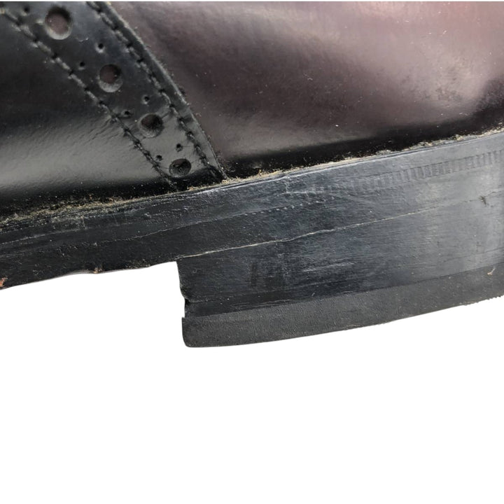 Florsheim Saddle Shoes, Size 8, 3E Men's 26.0cm genuine leather black type Vintage Second Hand