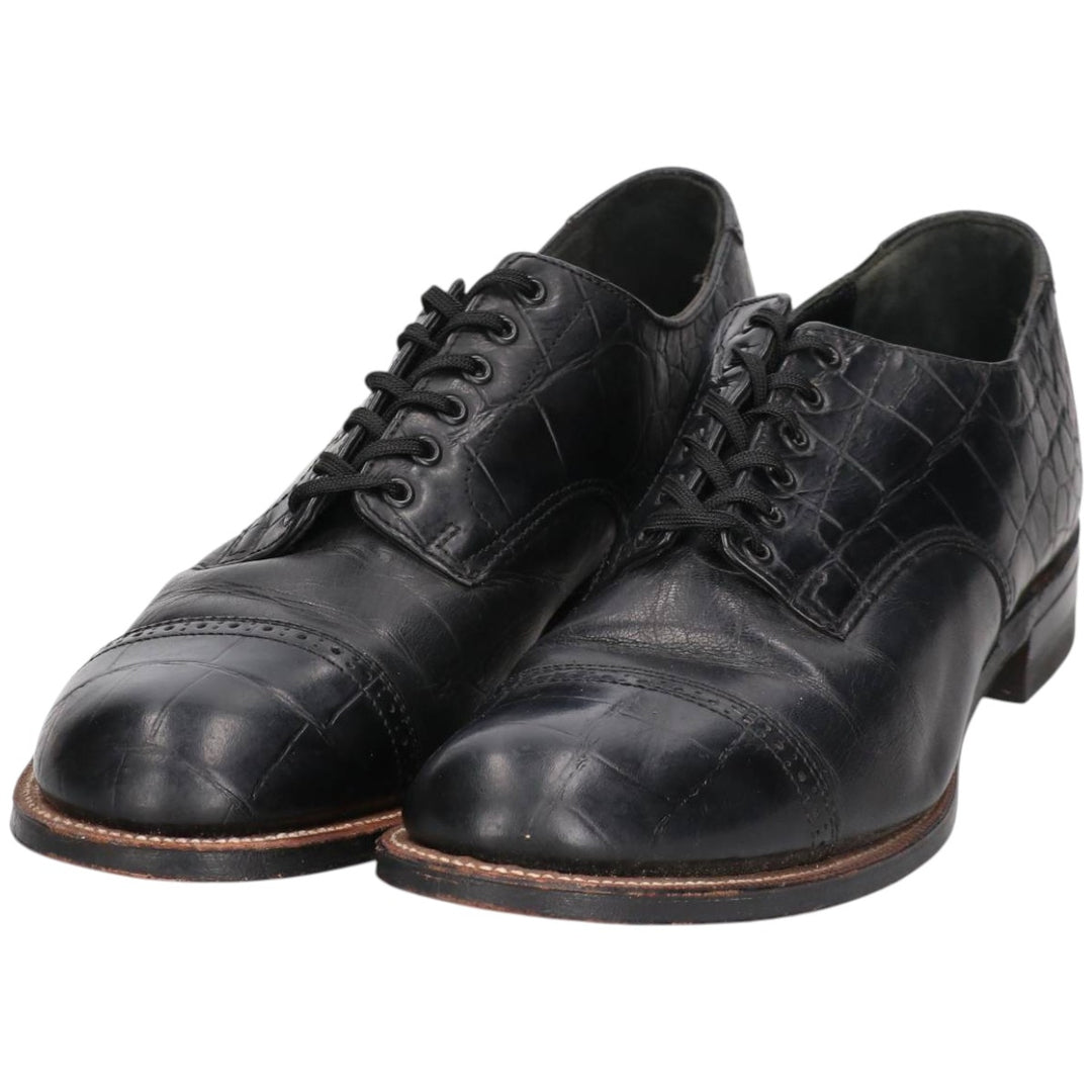 Stacy Adams STACY ADAMS Straight Tip Shoes 8 1/2D Men's 27.5cm genuine leather black type Vintage Second Hand