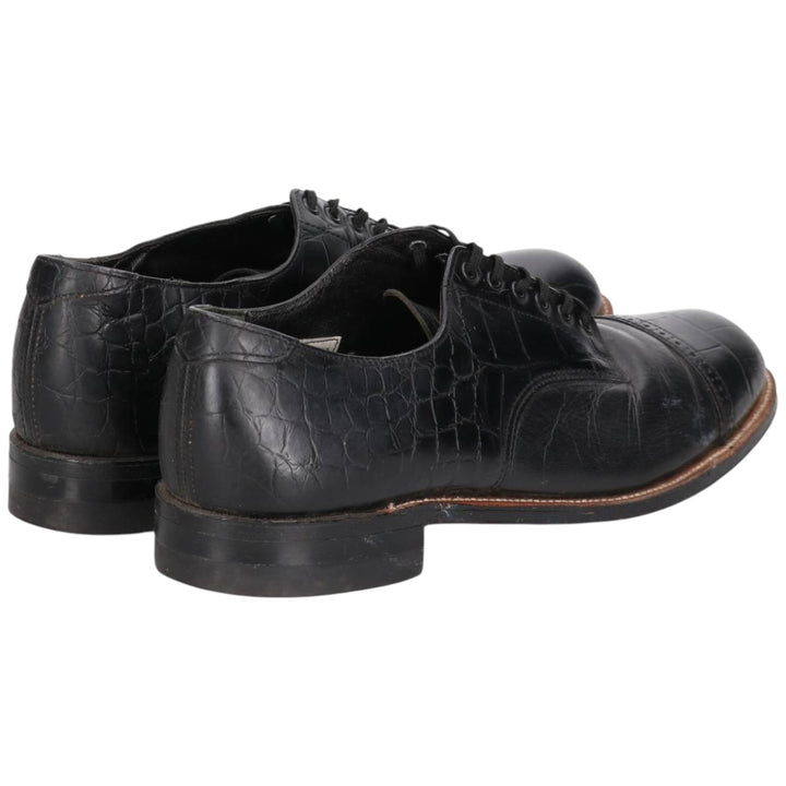 Stacy Adams STACY ADAMS Straight Tip Shoes 8 1/2D Men's 27.5cm genuine leather black type Vintage Second Hand