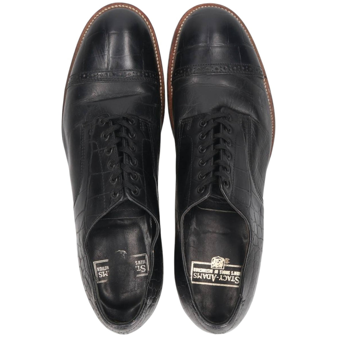 Stacy Adams STACY ADAMS Straight Tip Shoes 8 1/2D Men's 27.5cm genuine leather black type Vintage Second Hand