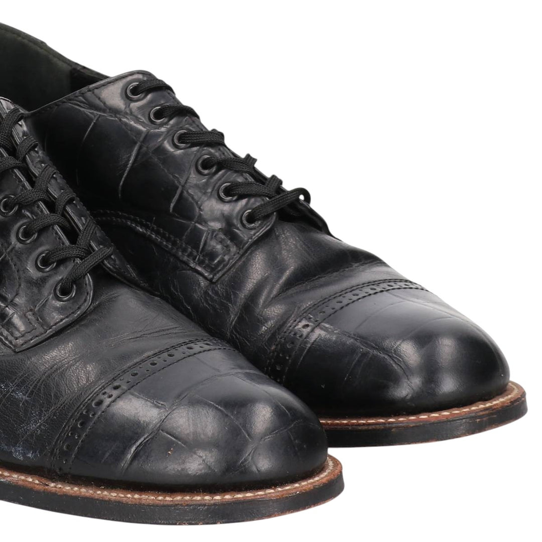 Stacy Adams STACY ADAMS Straight Tip Shoes 8 1/2D Men's 27.5cm genuine leather black type Vintage Second Hand