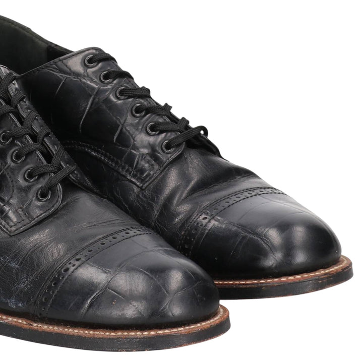 Stacy Adams STACY ADAMS Straight Tip Shoes 8 1/2D Men's 27.5cm genuine leather black type Vintage Second Hand