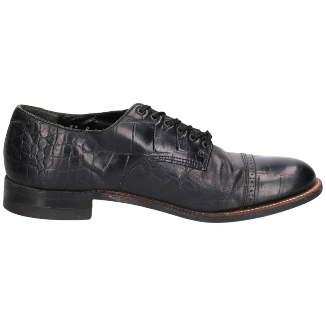 Stacy Adams STACY ADAMS Straight Tip Shoes 8 1/2D Men's 27.5cm genuine leather black type Vintage Second Hand