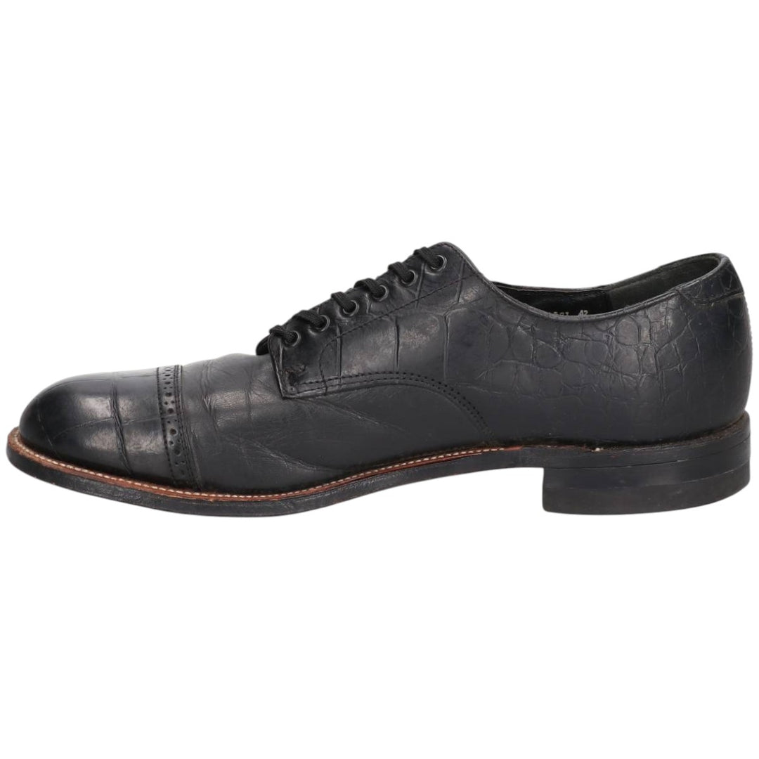 Stacy Adams STACY ADAMS Straight Tip Shoes 8 1/2D Men's 27.5cm genuine leather black type Vintage Second Hand