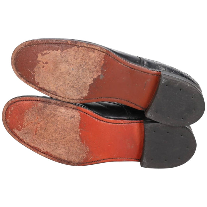 Stacy Adams STACY ADAMS Straight Tip Shoes 8 1/2D Men's 27.5cm genuine leather black type Vintage Second Hand