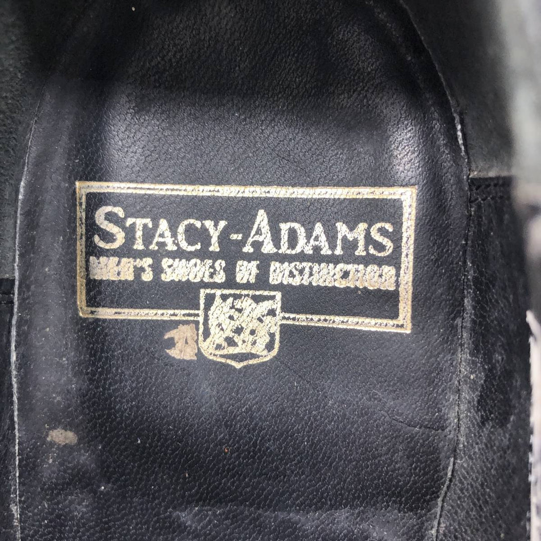 Stacy Adams STACY ADAMS Straight Tip Shoes 8 1/2D Men's 27.5cm genuine leather black type Vintage Second Hand
