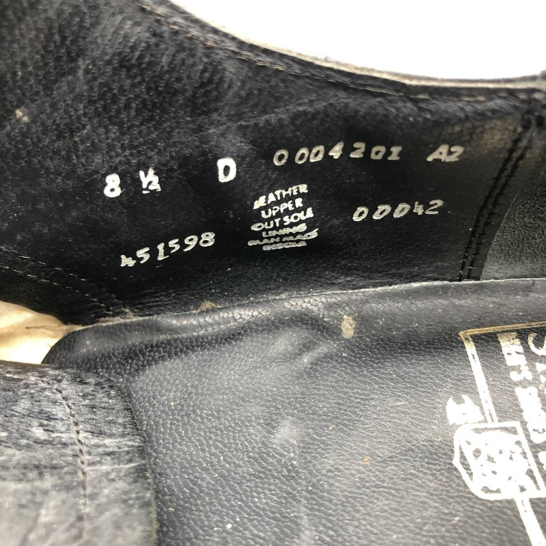 Stacy Adams STACY ADAMS Straight Tip Shoes 8 1/2D Men's 27.5cm genuine leather black type Vintage Second Hand