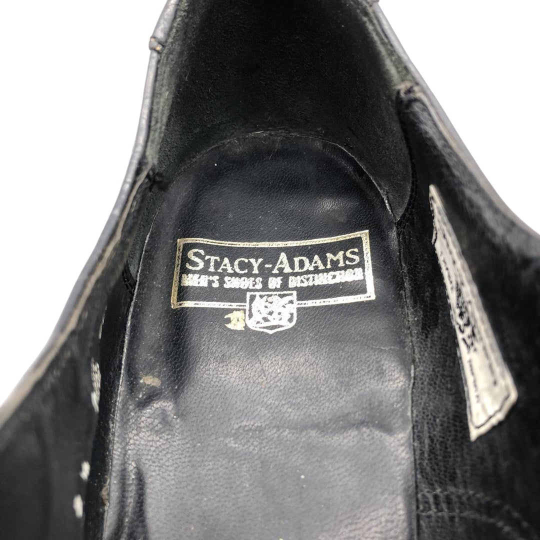 Stacy Adams STACY ADAMS Straight Tip Shoes 8 1/2D Men's 27.5cm genuine leather black type Vintage Second Hand