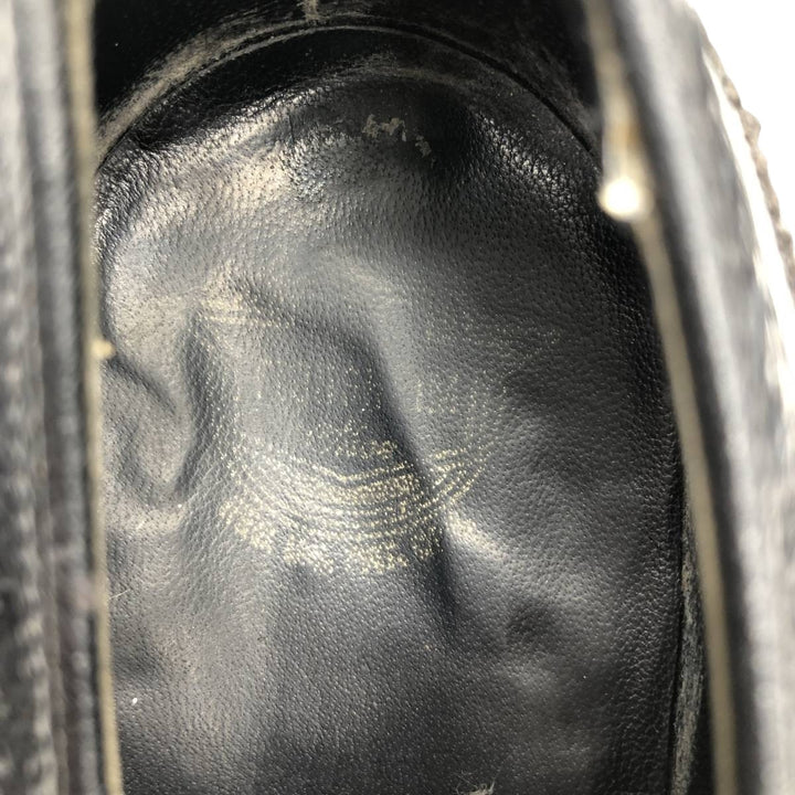 Florsheim Full Brogue Wingtip Shoes, 8 1/2D, Men's, 10.4" (equivalent) /saa014731 Men's 26.5cm unclear black type Vintage Second Hand