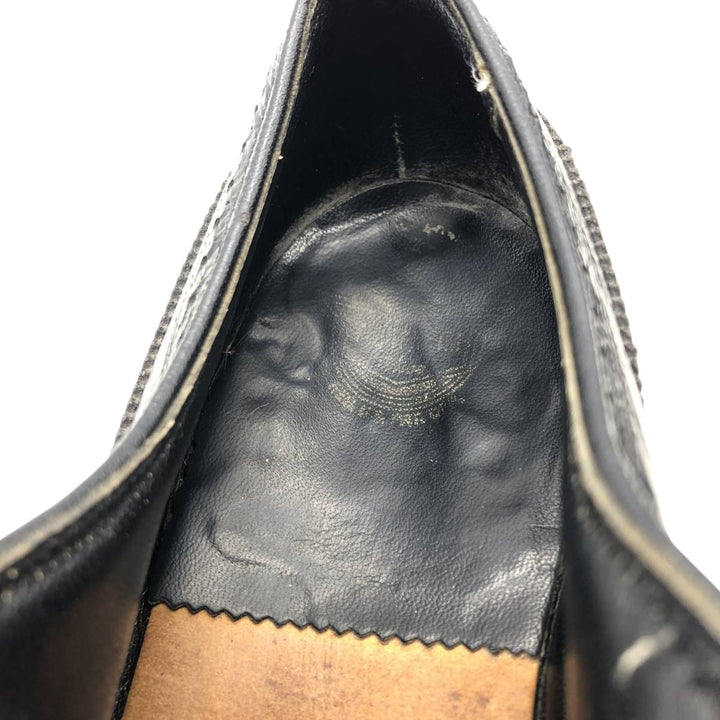 Florsheim Full Brogue Wingtip Shoes, 8 1/2D, Men's, 10.4" (equivalent) /saa014731 Men's 26.5cm unclear black type Vintage Second Hand