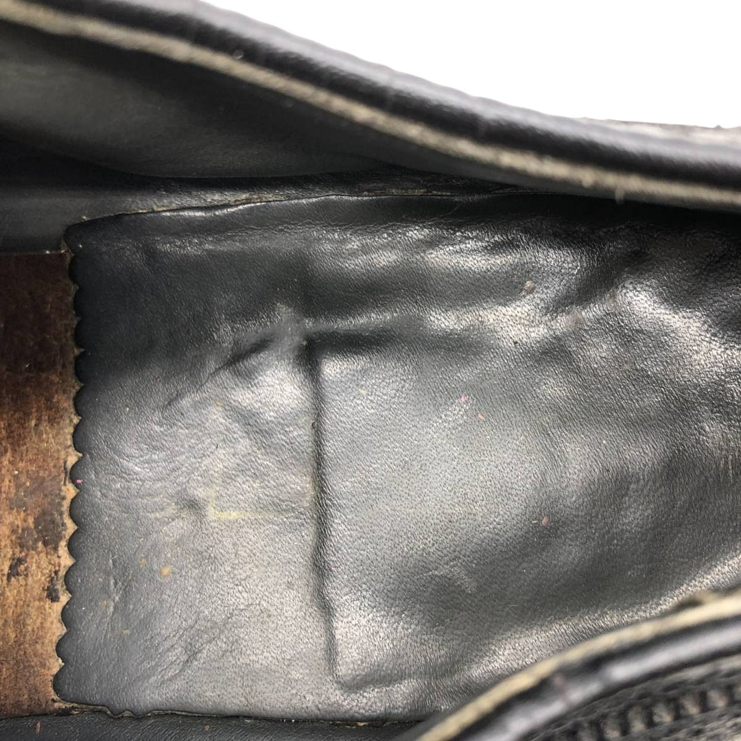 Full-brogue wingtip shoes, made in the USA, size 8 1/2D, men's size 10.6" /saa014734 Men's 27.0cm genuine leather black type Vintage Second Hand